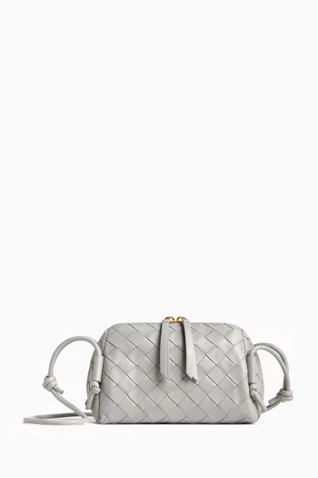 Concert Pouch in Intrecciato Leather