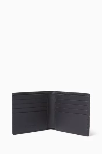 Bi-fold Wallet in Intrecciato Calfskin