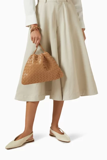 حقيبة جلد مجدول