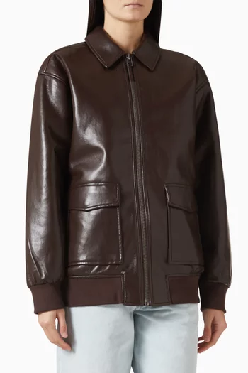 Kelanie Jacket in Recycled Leather