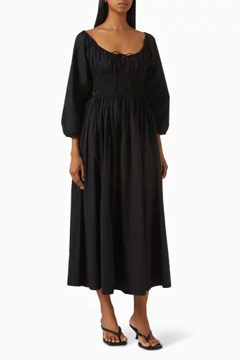 Quintessa Midi Dress in Organic Cotton