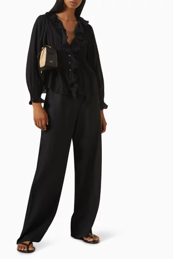 Hardy Ruffled Top in Organic Cotton