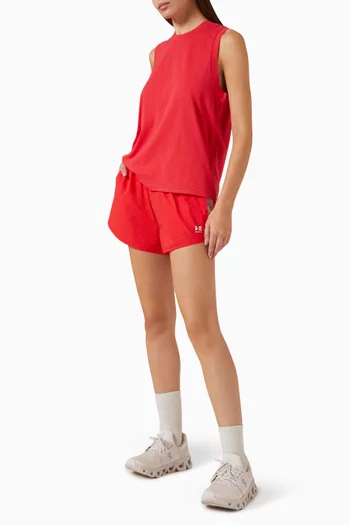 بلوزة شيفت بتصميم بلا أكمام قطن عضوي