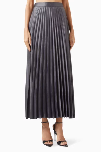 Pleated Midi Skirt
