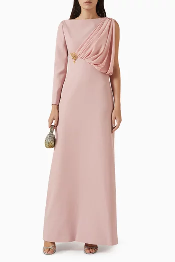 Dahlia Maxi Dress in Crepe