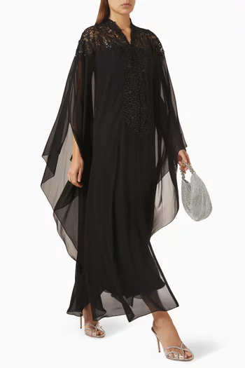 Cape Abaya in Chiffon