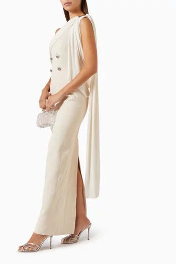 Roseberry Asymmetrical Maxi Dress