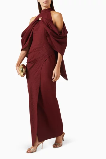 Carlyle Off-shoulder Maxi Dress