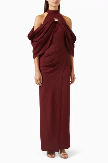 Carlyle Off-shoulder Maxi Dress