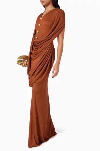 Marly Draped Maxi Dress