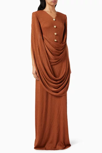 Marly Draped Maxi Dress