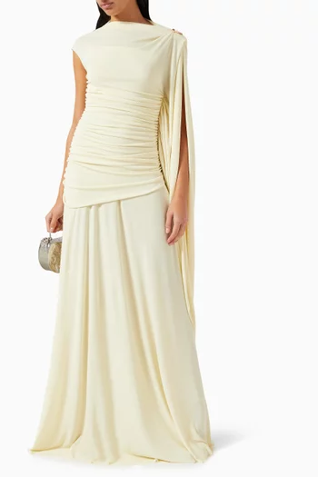 Minerva Ruched Maxi Dress