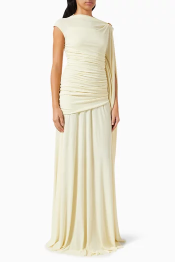 Minerva Ruched Maxi Dress