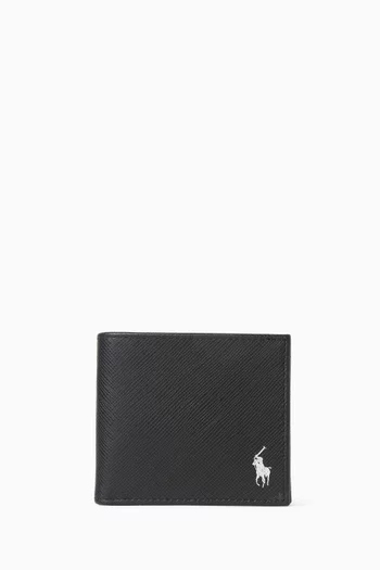 Bi-fold Wallet in Saffiano Leather