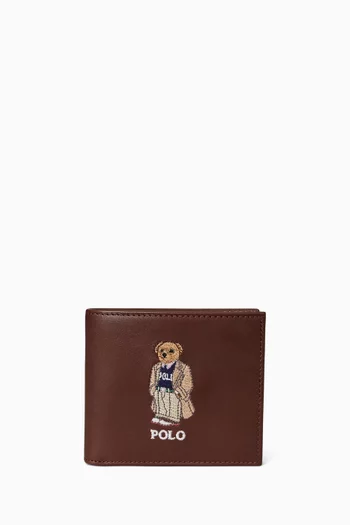 Polo Bear Billfold Wallet in Leather