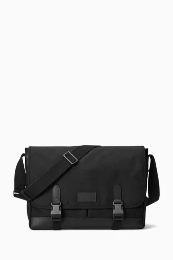 حقيبة مسنجر للسفر برقعة شعار الماركة