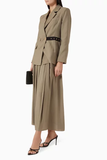 Belt Detail Blazer in Modal