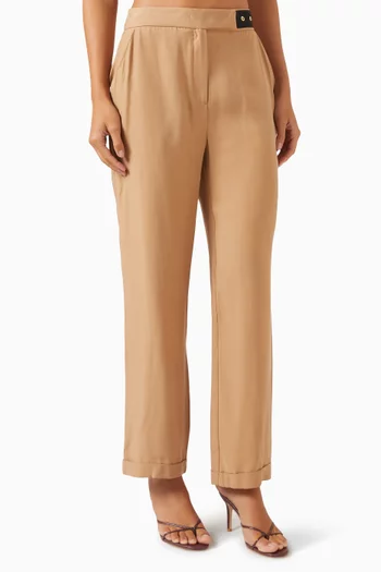 Belt Detail Pants in Modal