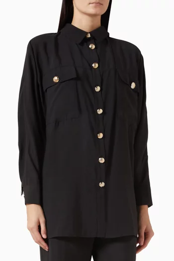 Button-up Top in Modal-blend