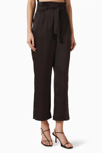 Tie-up Pants in Viscose-blend