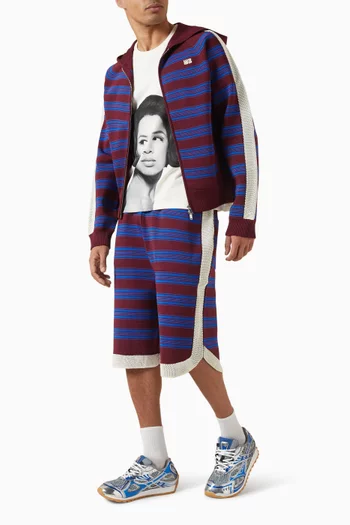 Music Knit Shorts in Viscose Blend