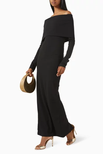 فستان أريا بأكتاف مكشوفة