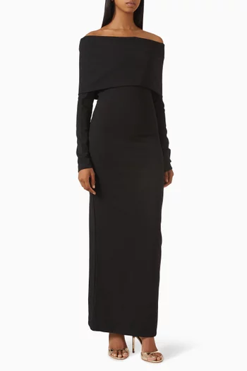 فستان أريا بأكتاف مكشوفة