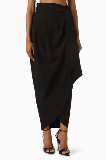 تنورة بليك بتصميم متقاطع