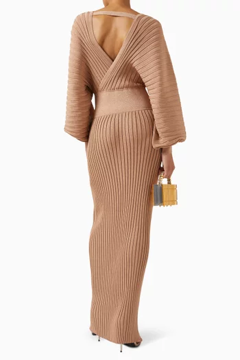 Anisiia Dress in Lurex Viscose-knit