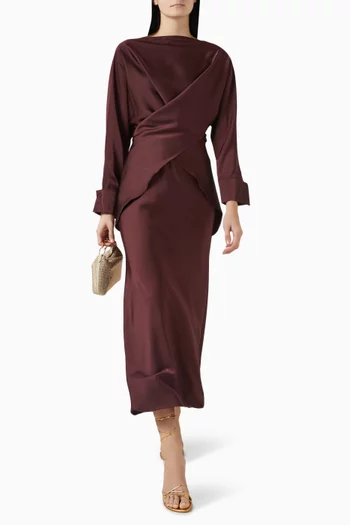 طقم بلوزة وتنورة تيسا ستان