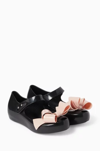 Ultragirl Classy Bow Ballet Flats in PVC