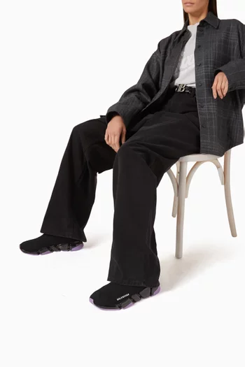 Speed 2.0 Clear Sole Sneakers in Recycled-knit