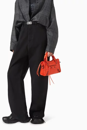 Mini Le City Bag in Arena Storico Lambskin