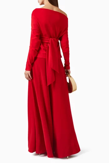 بلوزة بايلي بتصميم ملفوف