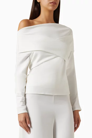 بلوزة بايلي بتصميم ملفوف