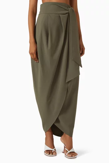 تنورة بليك بتصميم متقاطع