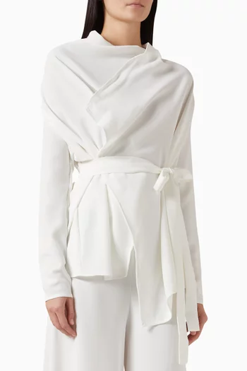 بلوزة لورين بتصميم ملفوف