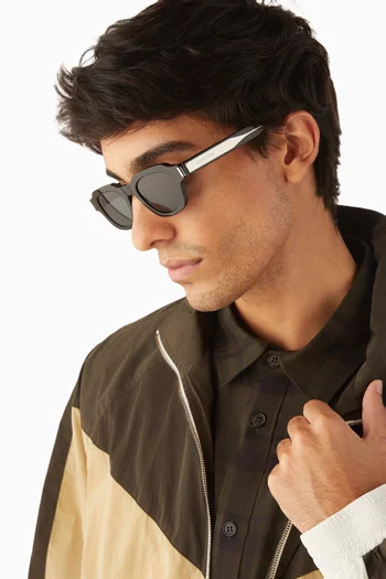 نظارة شمسية إس إل 791 بإطار غير منتظم أسيتات