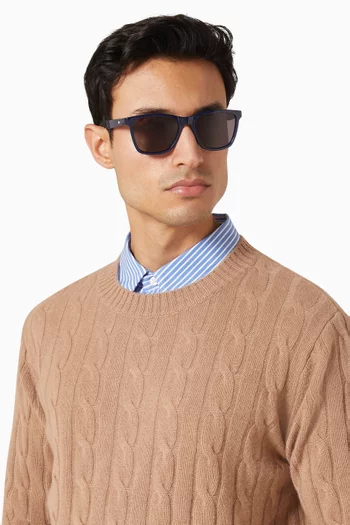 Square Sunglasses in Acetate