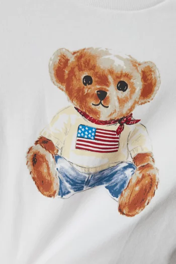 Polo Bear T-shirt in Cotton Jersey