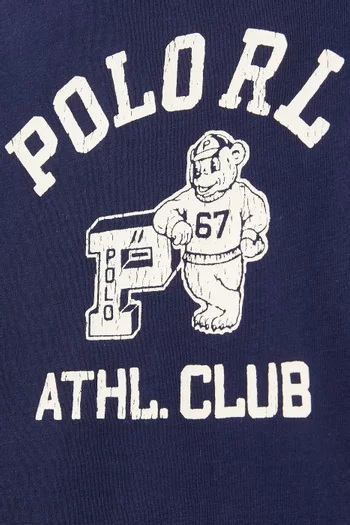 Bear Logo T-shirt in Cotton