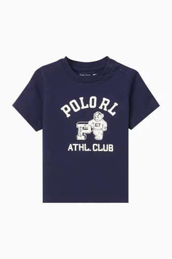 Bear Logo T-shirt in Cotton
