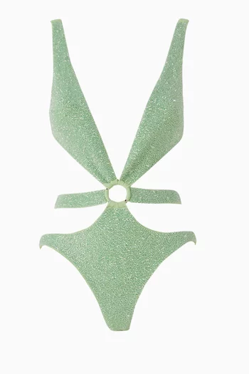 Carlotta Beaded One-piece Swimsuit