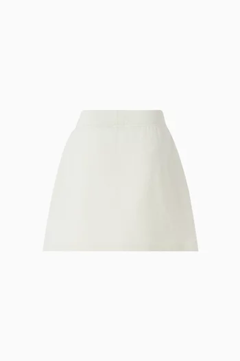 Striped Pleated Mini Skort