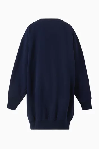 Bear Graphic-print Sweatshirt Dress