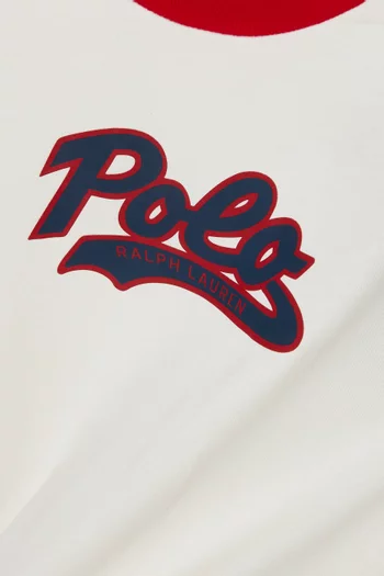 تي شيرت بشعار الماركة قطن