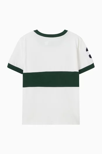 تي شيرت قطن بطبعة حصان