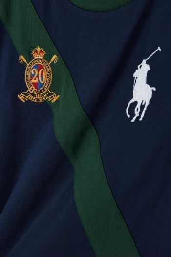 تي شيرت قطن بطبعة حصان