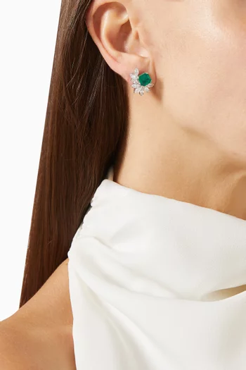 أقراط سلستيا فضة إسترلينية عيار 925