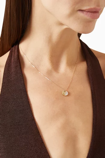 قلادة ريفا بدلاية ذهب عيار 18